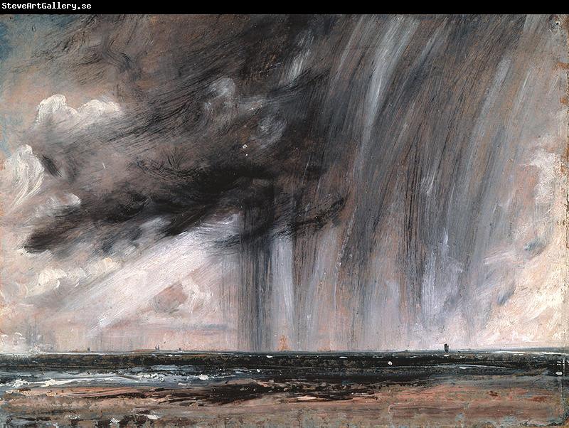 John Constable Seascape Study with Rain Cloud